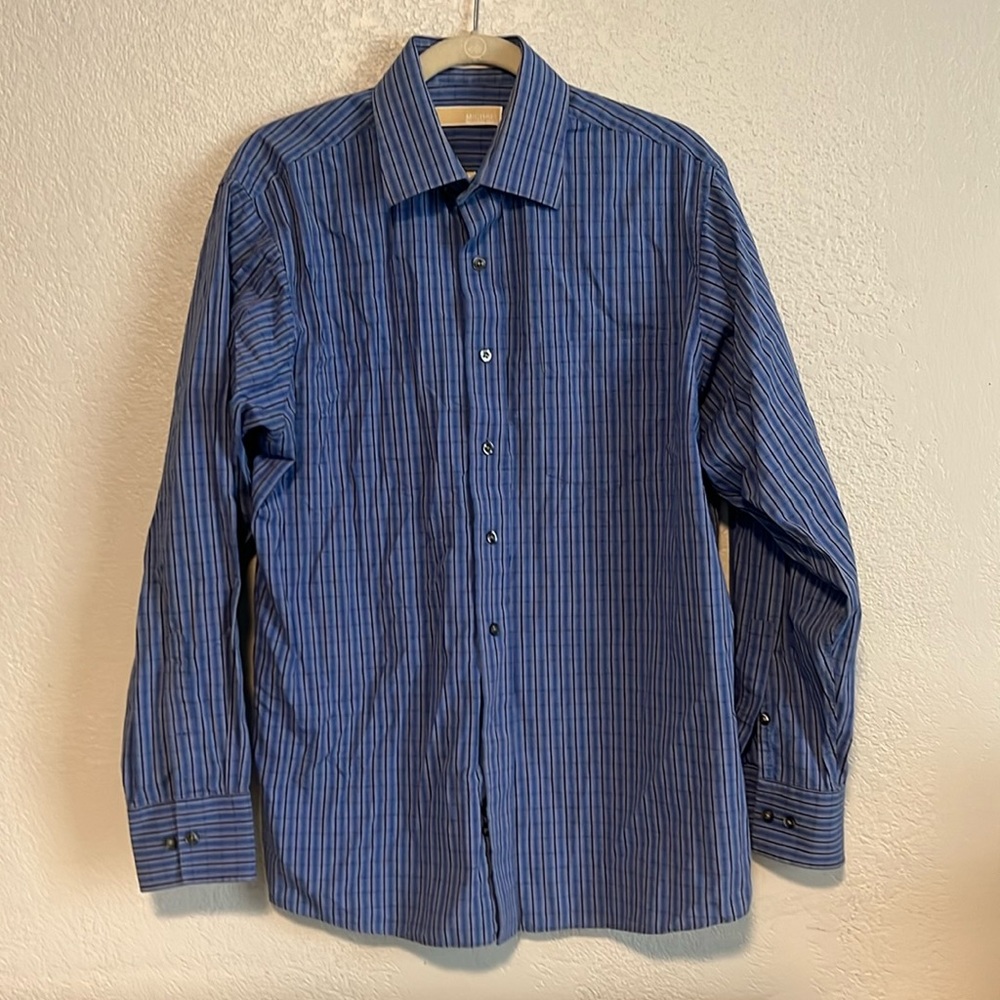 Michael Kors - blue dress shirt 16.5 x 34/35